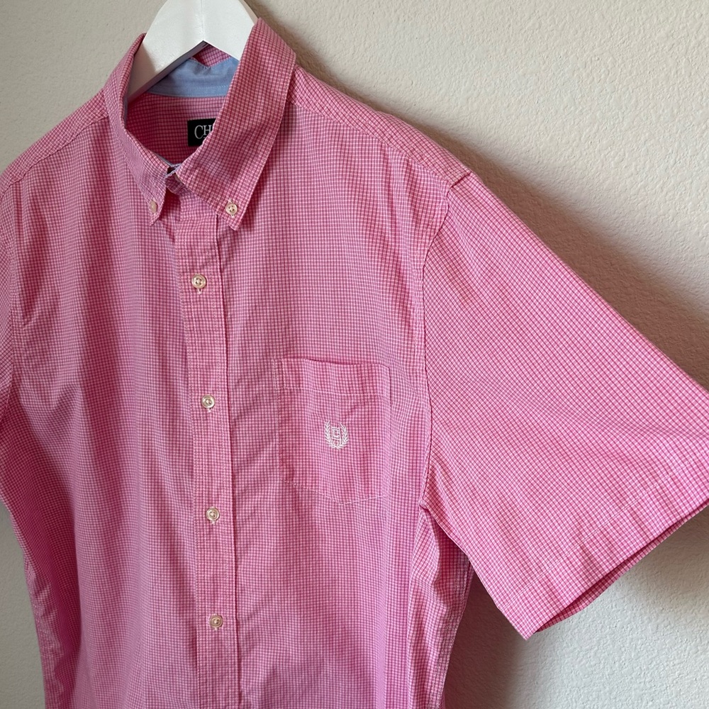 ⭐️ NWOT CHAPS Easy Care Men's Short Sleeve Shirt